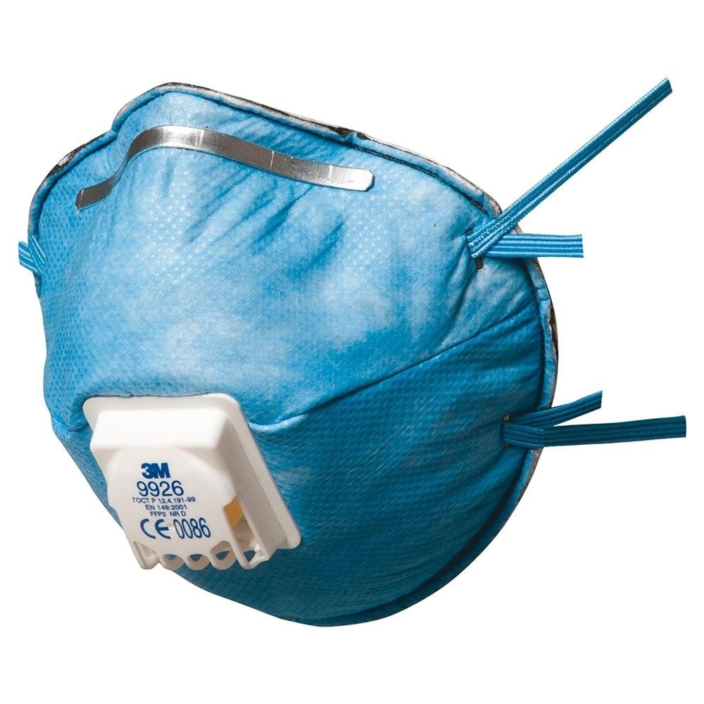 3M 9926 Disposable valved respirator with activated carbon FFP2 NR D