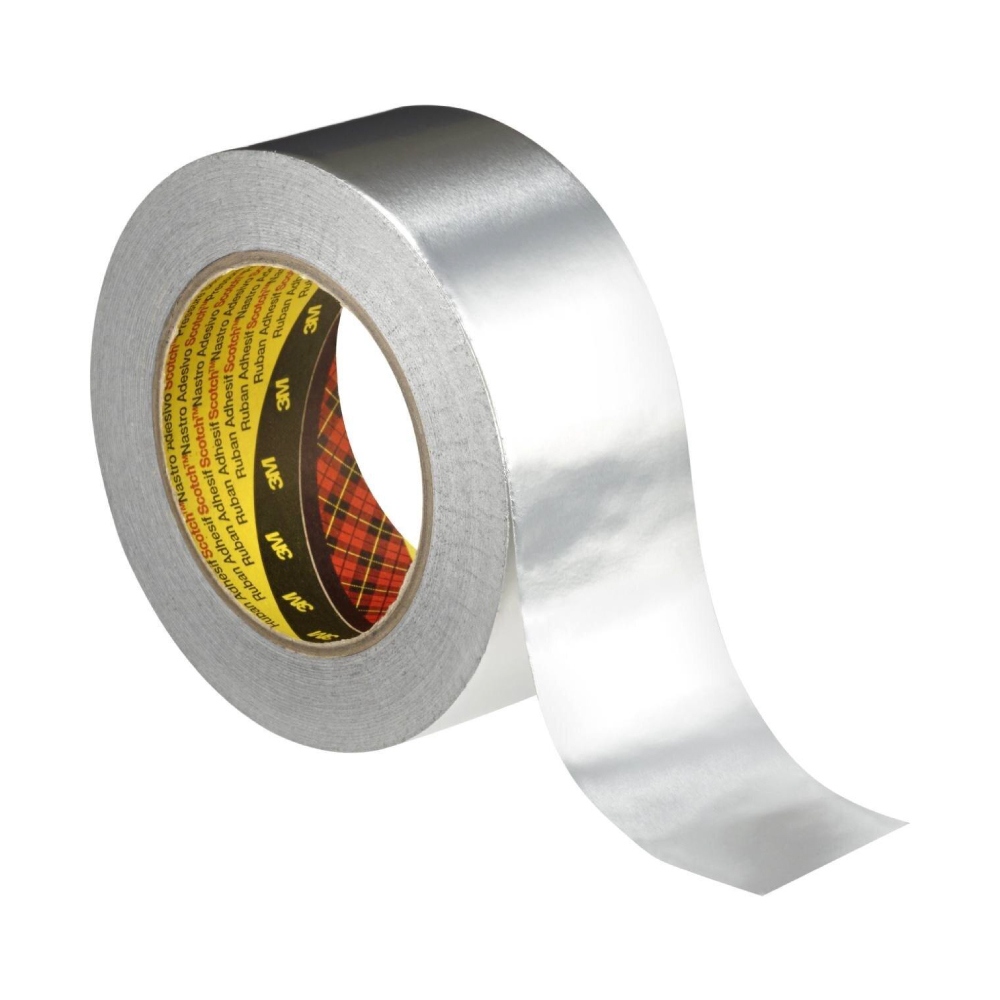 3M Aluminum foil tape 431 silver 75mm x 55m x 0,09mm