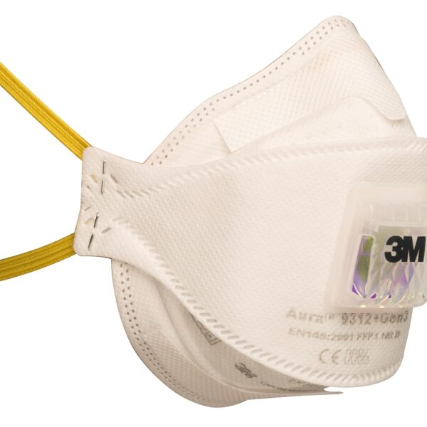 3M 9312+SP AURA Disposable valved respirator FFP1 NR D