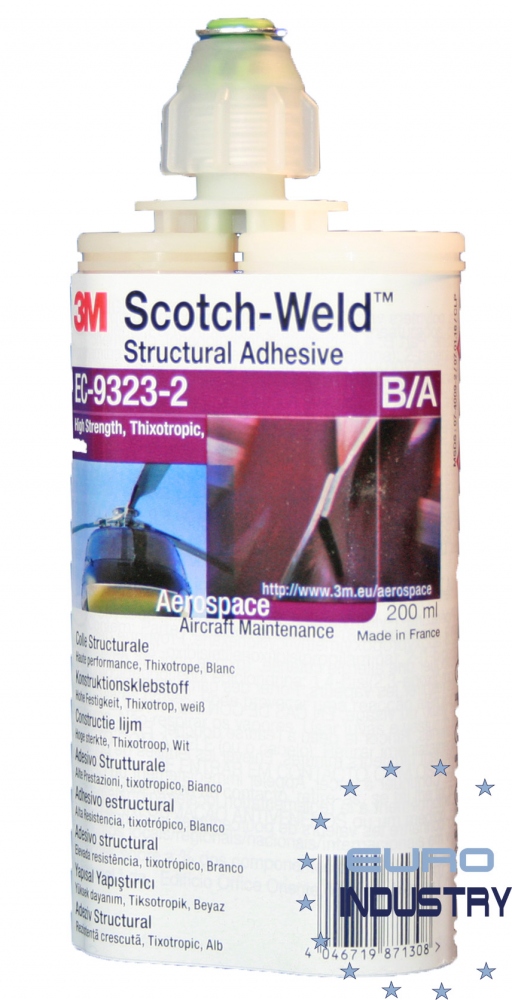 3M Scotch-Weld EC-9323-2 B/A Two Part Structural Adhesive black 200ml