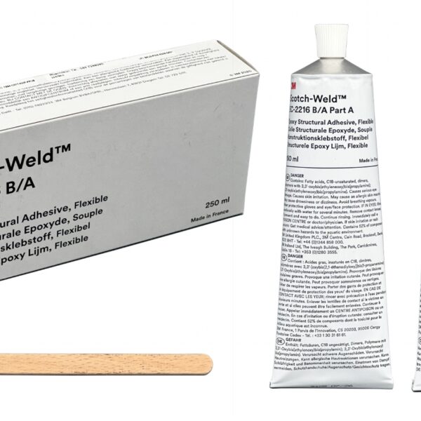 3M Scotch-Weld EC-2216 B/A Two-part Epoxy Adhesive flexible grey 250ml