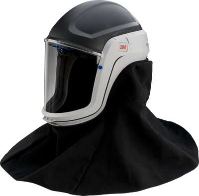 3M Versaflo M-407 Respiratory helmet with shroud flame-retardant
