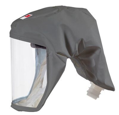 3M Versaflo S-333 One way light respirator hood in grey, Size: S/L