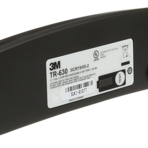3M Versaflo TR-630 Rechargeable Battery 6-10 hours for TR-600