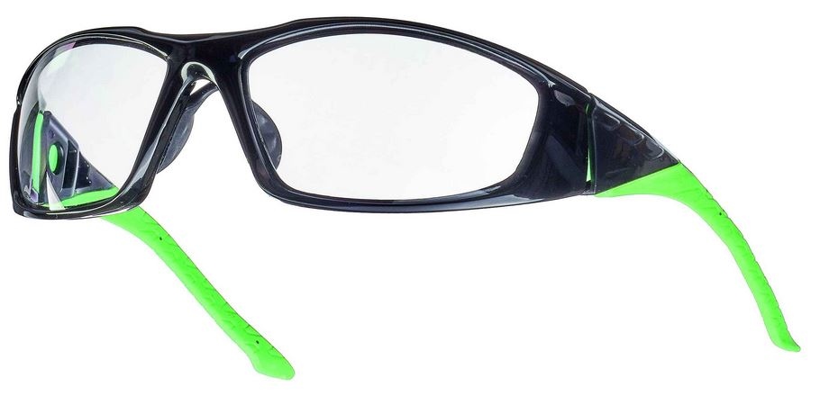Tector 41965 SHIFT Safety glasses scratch resistant clear black-green