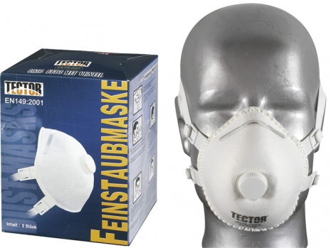 Tector 4238 Dolomit dust mask FFP3 NR D with valve