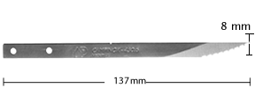 Mure & Peyrot 430.6 CAMPINOX Serrated stainless blade