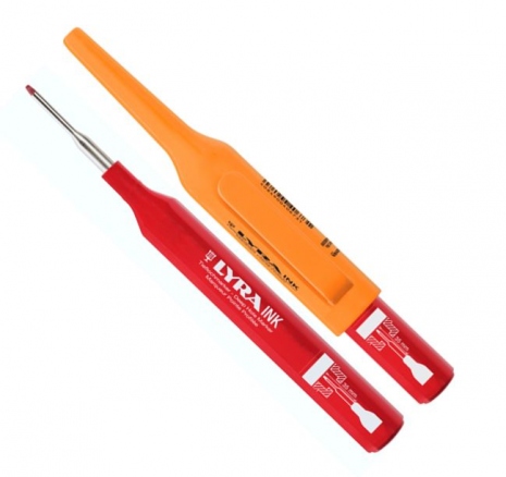 Lyra INK 4480 Deep hole marker Red