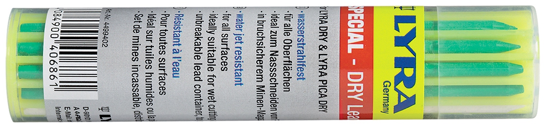 Lyra Dry 4499402 SPECIAL 12 Construction marker refill leads