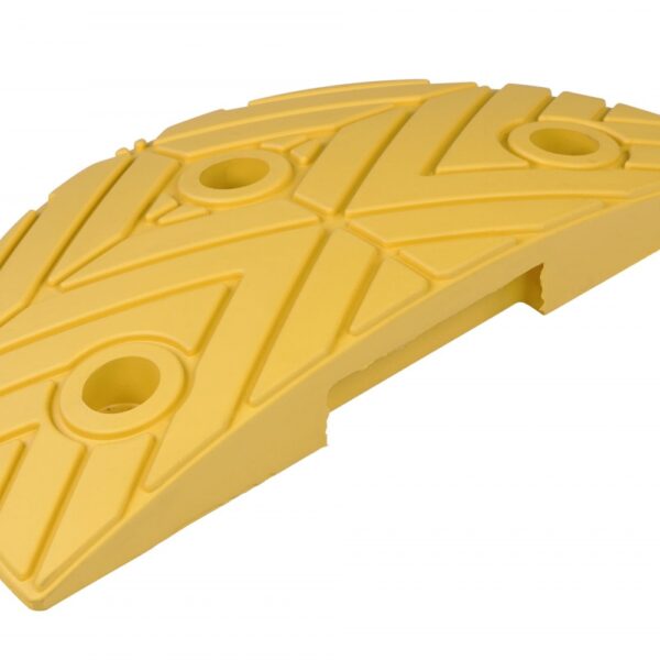 CRASH STOP 47530 Speed ramp end piece, yellow, L25 B42 H7,5 cm