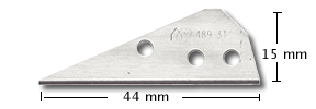 Mure & Peyrot 489.3 AL stainless steel blade - food