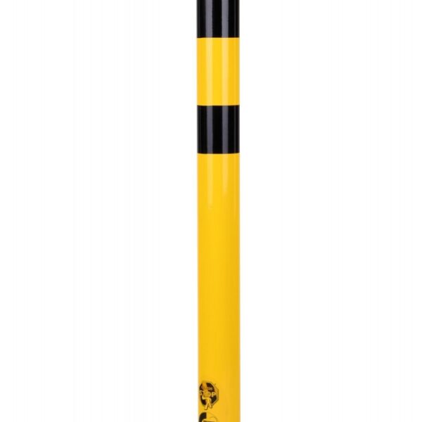 CRASH STOP 50-25 Impact Protection Bollard yellow-black 1200 x ø89 mm