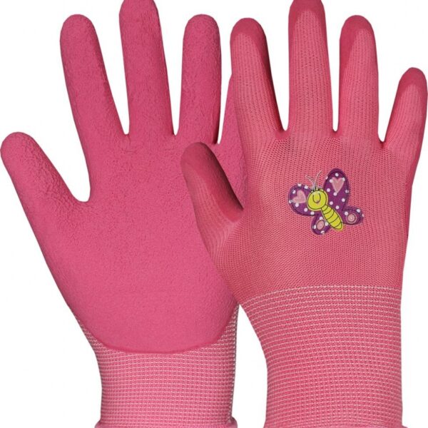Hase Lea Comfortable Kids Working Gloves pink size 5