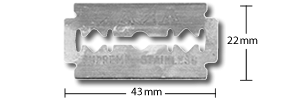 Mure & Peyrot 536.1 ZAZA Stainless blades for baker knife