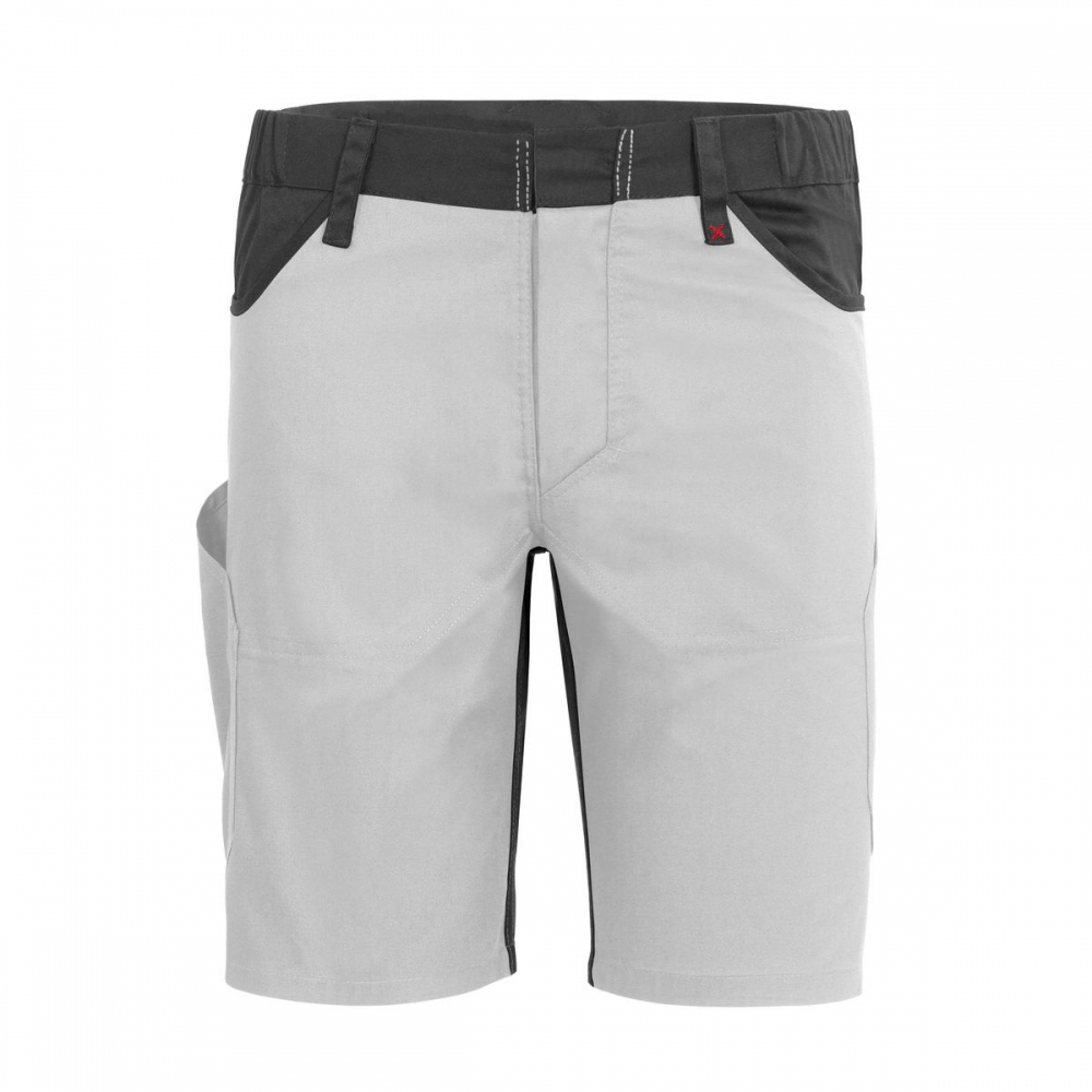 Qualitex 61936QX4 X-SERIE Men's working shorts white/gray