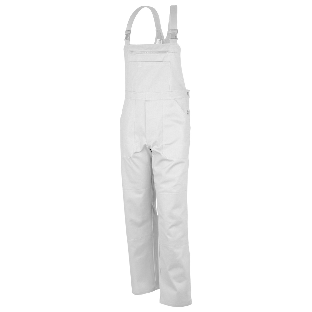 Qualitex Basic 61937DF4 work dungarees White