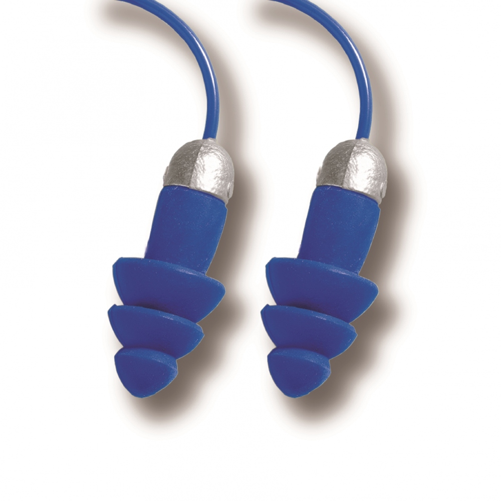 MOLDEX 6409 Rocket ear plugs detectable & corded SNR 27 dB
