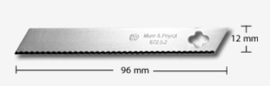 Mure & Peyrot 672.5.2 Cutter blade for food industry
