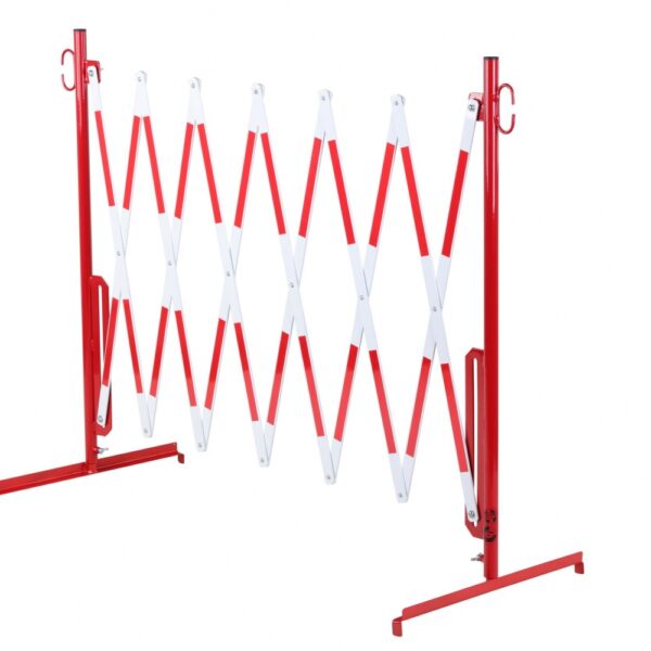CRASH STOP 70-10 Expandng barrier, red-white, 3600 mm