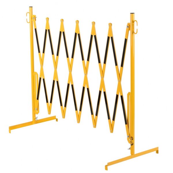 CRASH STOP 70-30 Expandng barrier, yellow-black, 3600 mm