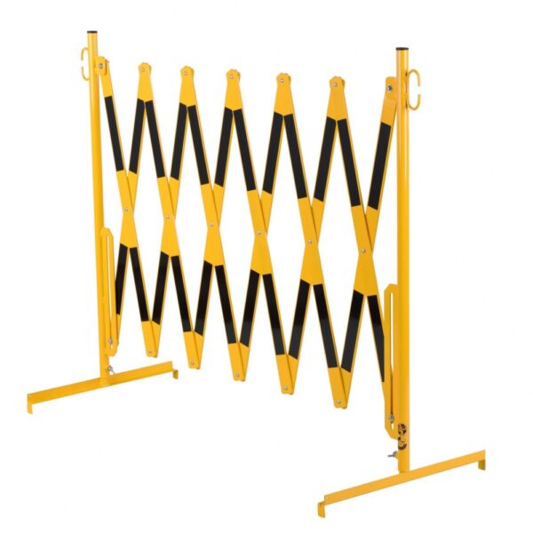 CRASH STOP 70-40 Expandng barrier, yellow-black, 4000 mm