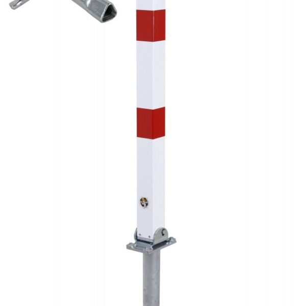 CRASH STOP 90-20 Foldable parking post, concrete setting, square