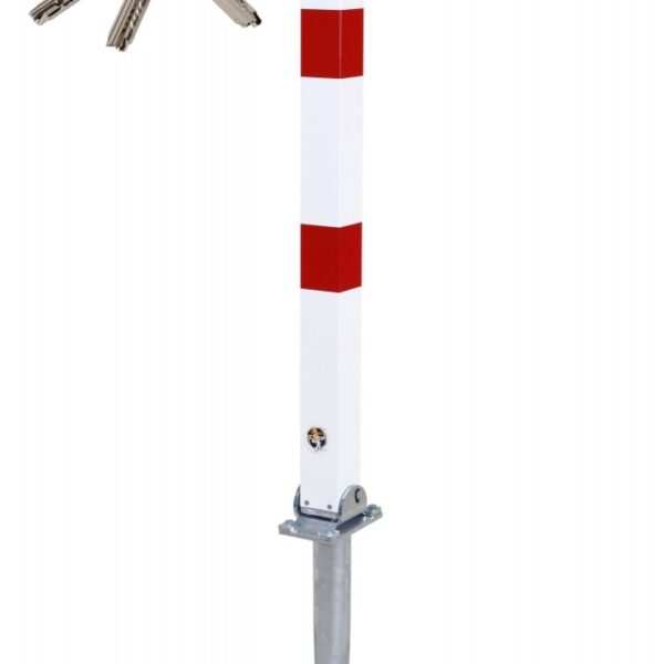 CRASH STOP 90-40 Foldable parking post, concrete setting, square