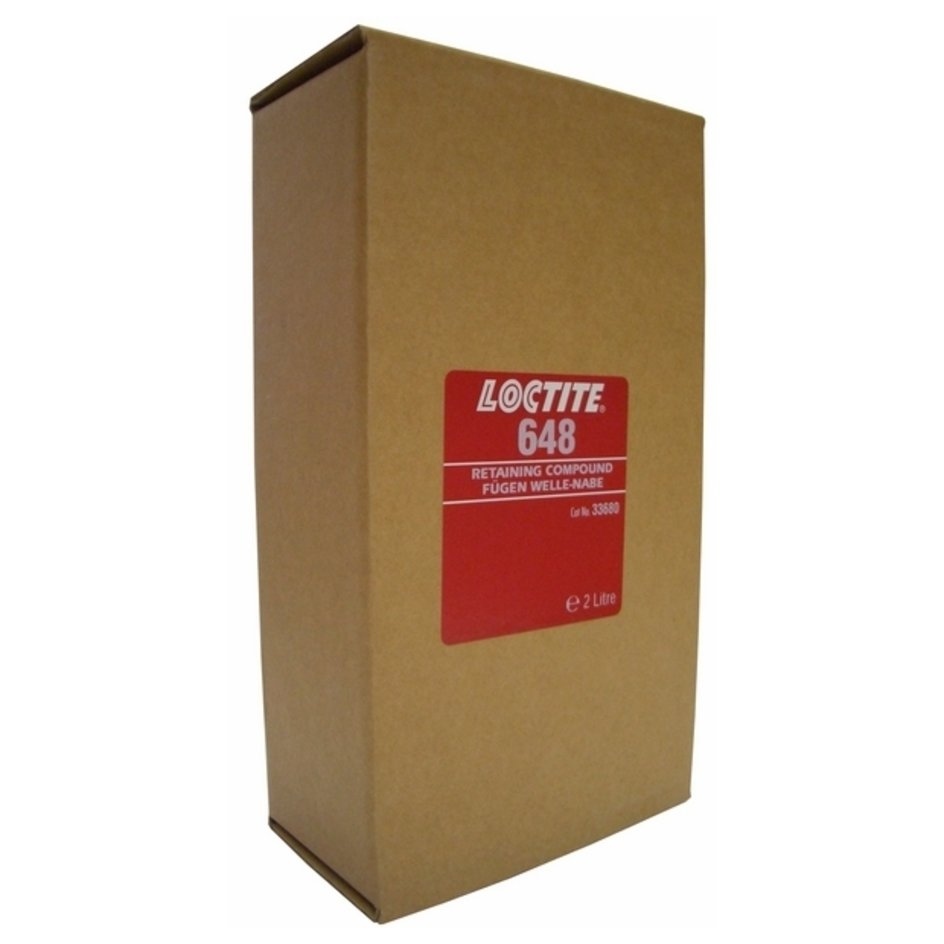 Loctite 648 Retaining Compound up to 180 °C high strength green 2L