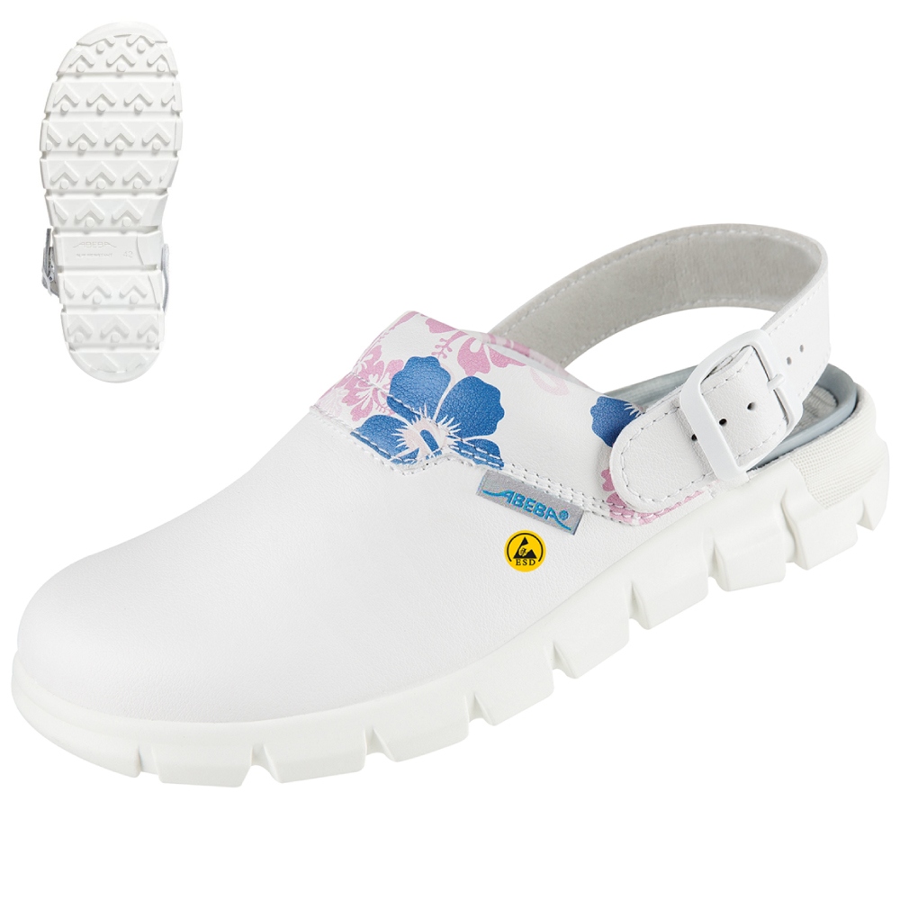 Abeba 37320 Dynamic Clogs with heel strap OB ESD SRC
