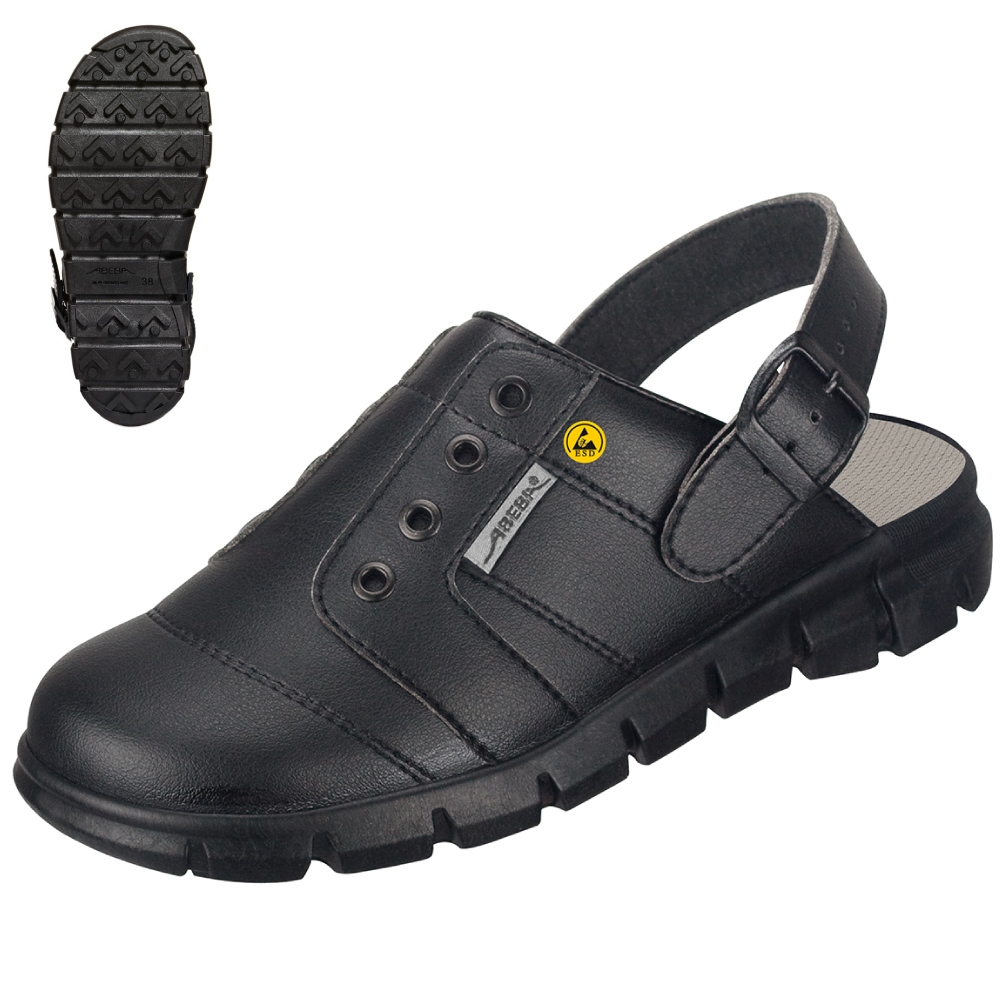 Abeba 37361 Dynamic Clogs with heel strap OB ESD SRC