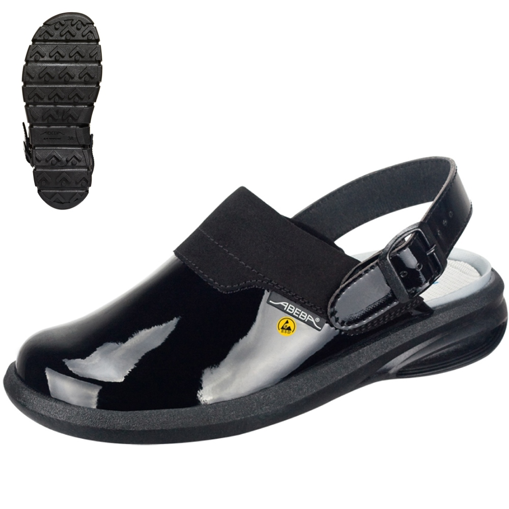 Abeba 37621 Easy Clogs with heel strap OB ESD SRC