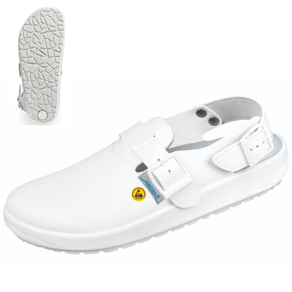 Abeba 3970111 Rubber Clogs with heel strap OB ESD SRC