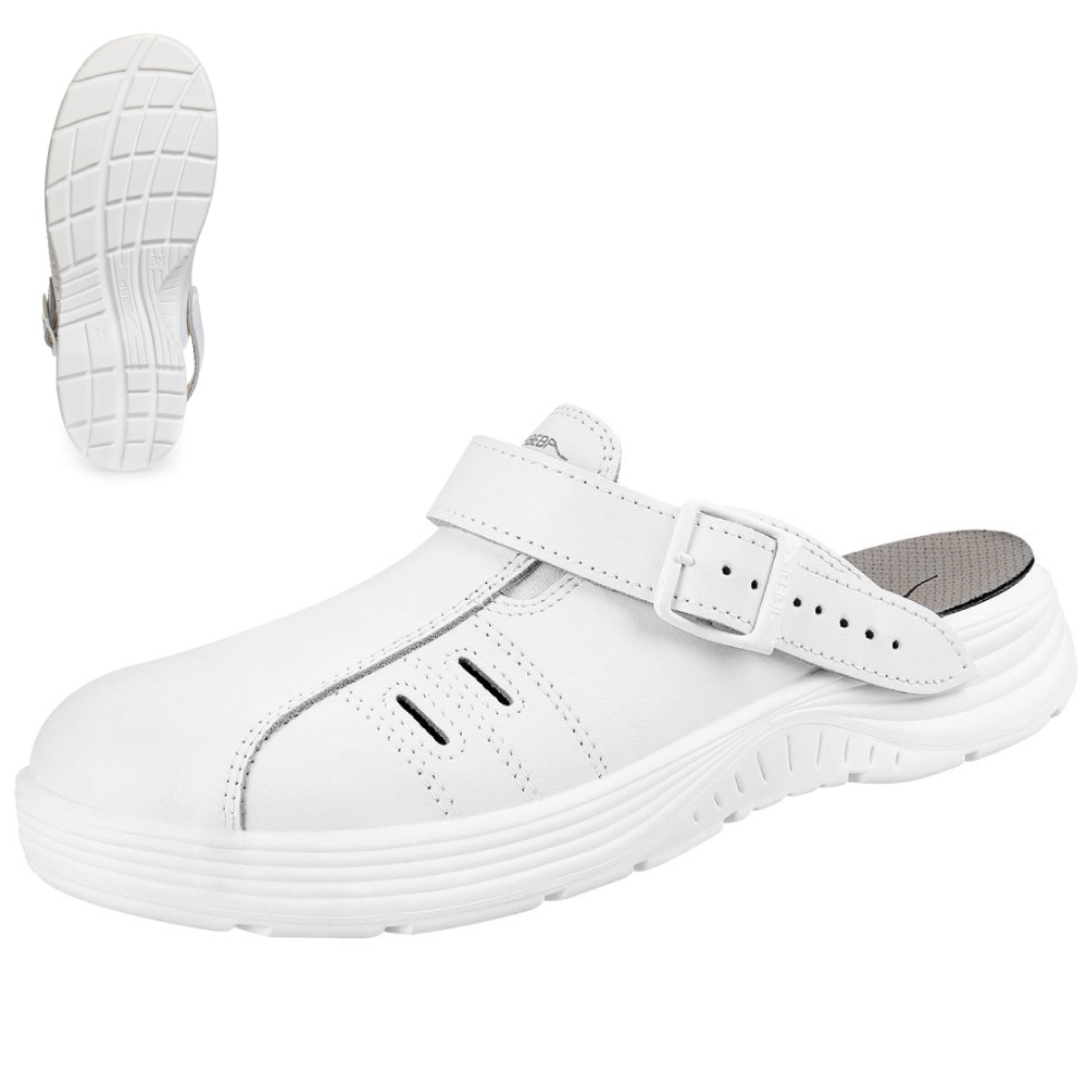 Abeba 711041 X-Light slip-resistant medical Clogs white SB SRC