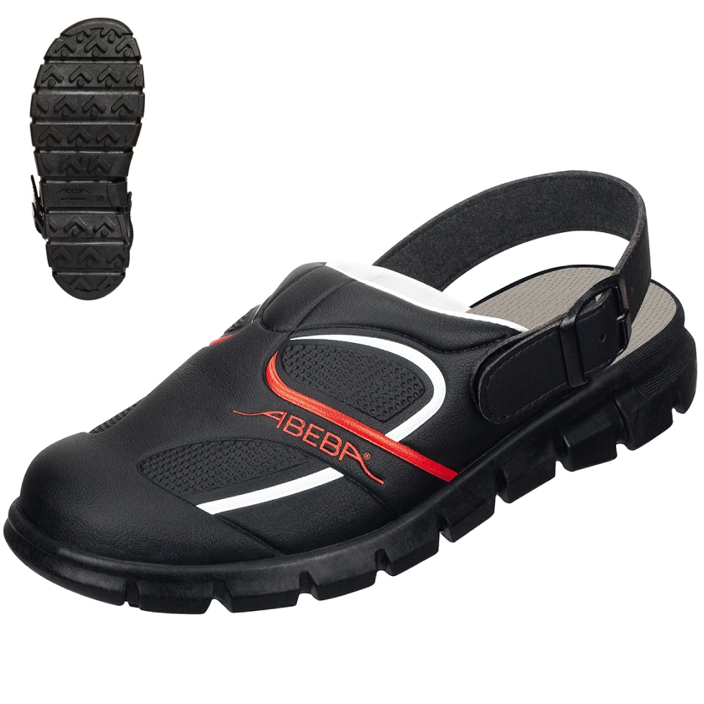 Abeba 7332 Dynamic Clogs with heel strap OB