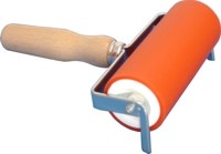 Abig 130500 Ink Roller, 5cm x 12cm, nickel plated iron support