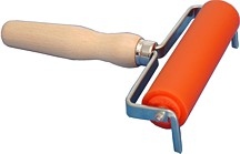 Abig 131900 Ink Roller, 3cm x 15cm,  nickel plated flat iron support