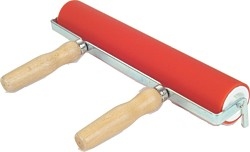 Abig 131200 Ink Roller, 5cm x 30cm, nickel plated flat iron support