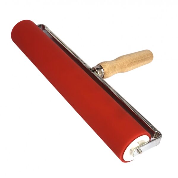 Abig 131300 Ink Roller, 5cm x 30cm, nickel plated flat iron support