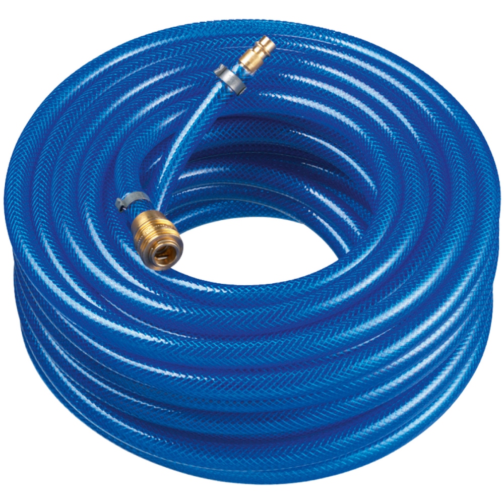 F-6303 Air hose set 9x3mm PVC blue 10m