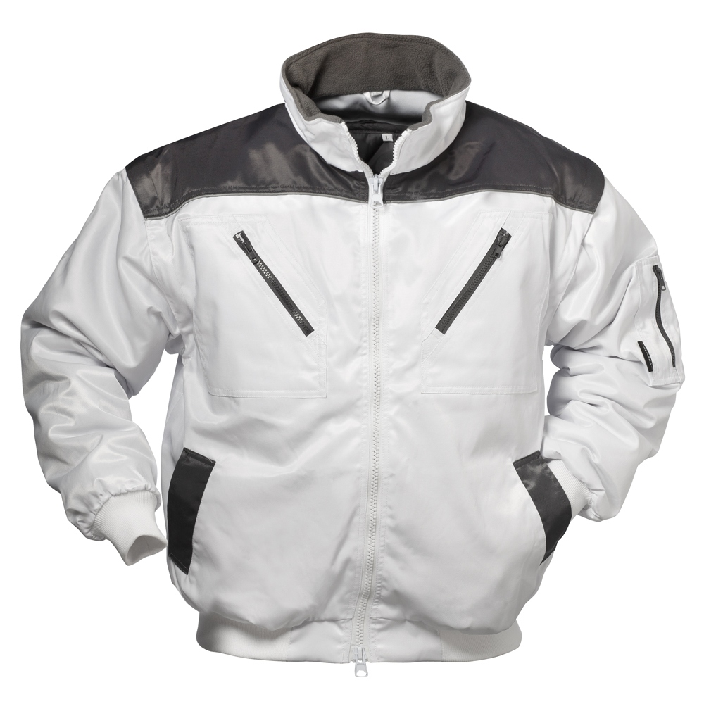 Pilot jacket 3-in-1 for painter white/grey S-4XL, Alaska 23669