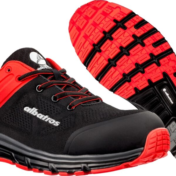 Albatros 646600 Lift Red Impulse Low, safety shoes red-black S1P