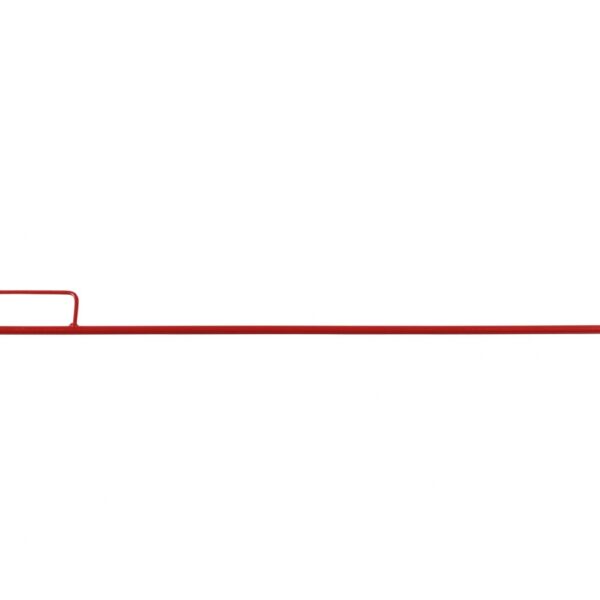 Steel impact Post, red