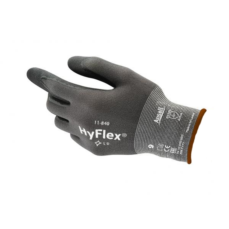 Ansell Hyflex 11-840 Mechanical light nitrile protective gloves 6-11