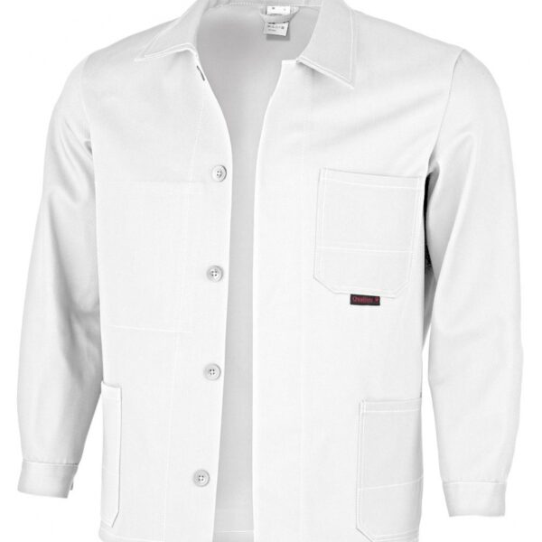 Qualitex 61940A4 BW320 Favorite work jacket 100% cotton white