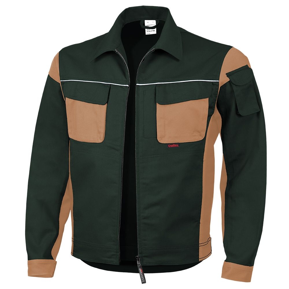 Qualitex MG245 PRO 61939TC1 Work jacket olive-khaki