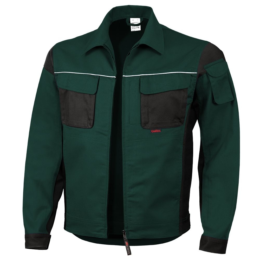 Qualitex MG245 PRO 61939TC11 Work jacket green-black