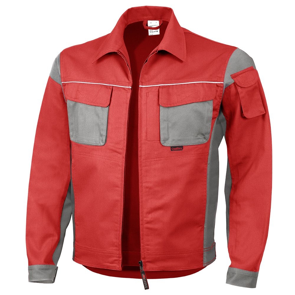 Qualitex MG245 PRO 61939TC2 Work jacket red-grey