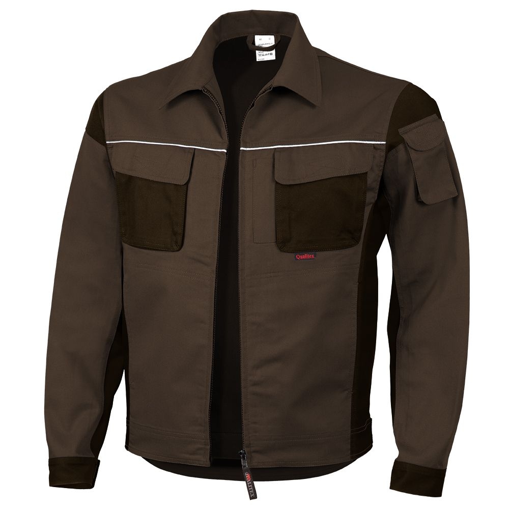 Qualitex MG245 PRO 61939TC9 Work jacket brown-black