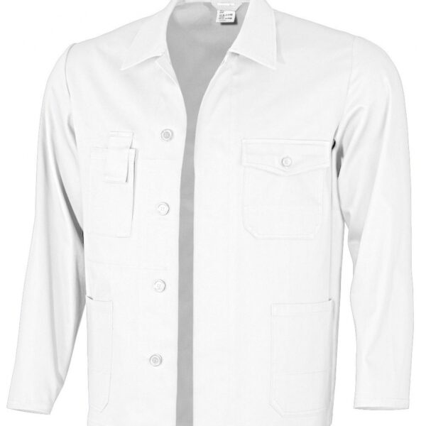 Qualitex Basic 61940DF4 Work jacket white