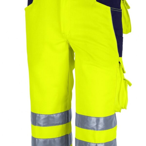 Qualitex PRO 61936TW1 high visibility working short yellow